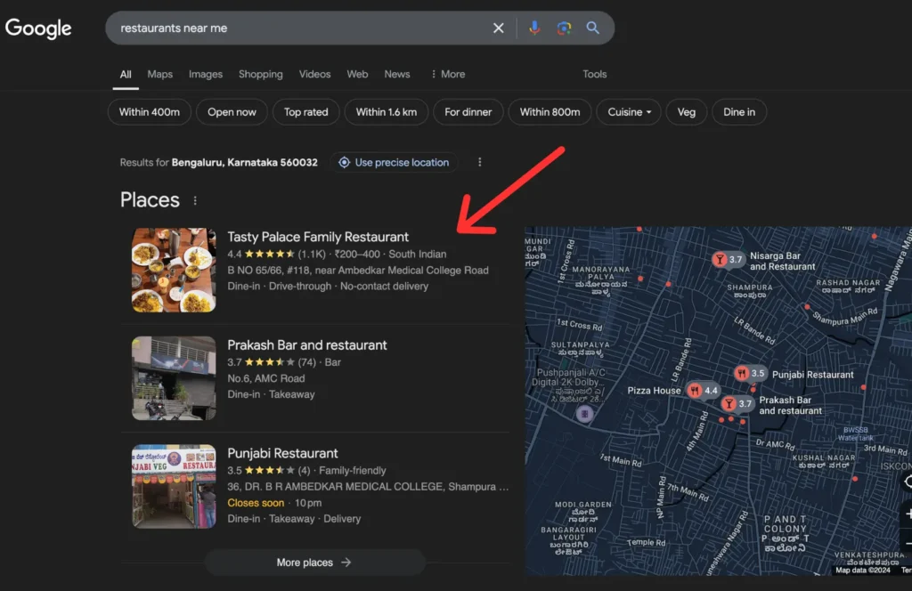 serp local pack 1